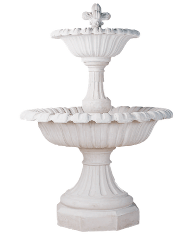 Tuscania Cast Stone Outdoor Garden Fountain Fountain Tuscan